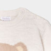 Pull épaule boutonnée Kimbaloo beige bébé garçon
