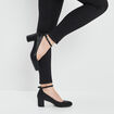 Escarpins &agrave; talons noir femme