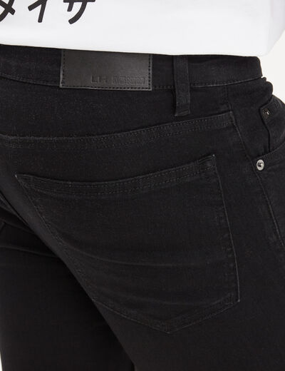Jeans skinny 5 poches denim noir homme