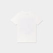 T-shirt avec col rond manches courtes creme garçon