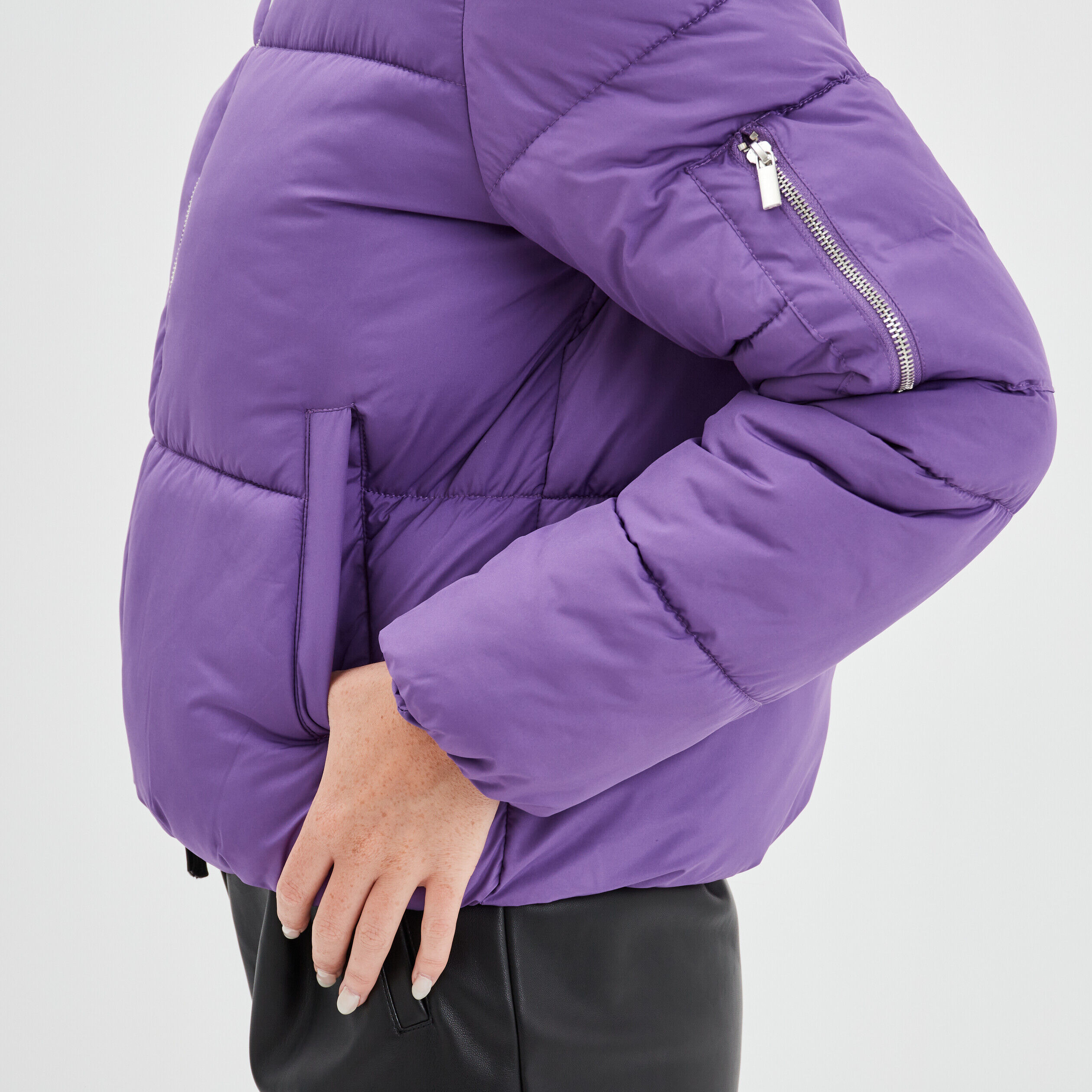 Doudoune violette top