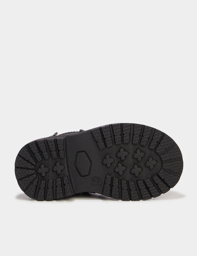 Bottines chelsea crantées Liberto noir bébé garçon