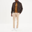 T-shirt col rond Creeks marron homme