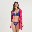 Soutien-gorge push-up bleu electrique femme