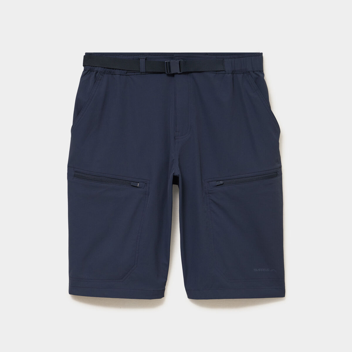 Short de randonn&eacute;e respirant gris fonc&eacute; homme