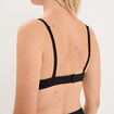 Soutien-gorge triangle bretelles fines noir femme