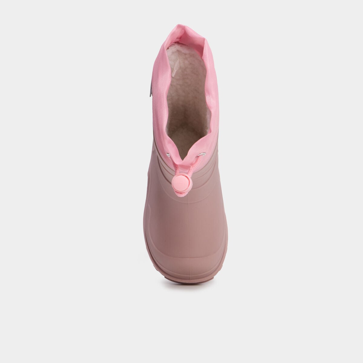 Bottes de pluie doubl&eacute;es rose fille