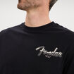 T-shirt manches courtes coton Fender noir homme