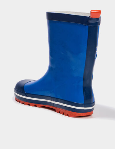 Bottes de pluie Sonic bleu gar&ccedil;on