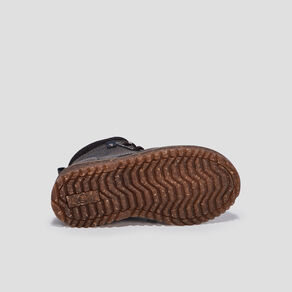 Bottines crantées marron garçon