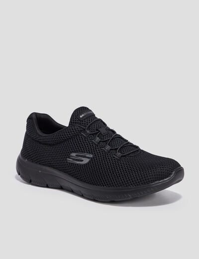 Runnings à lacets Skechers Summits noir femme