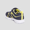 Baskets running à scratchs Rexited bleu marine garçon