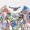 T-shirt col rond manches courtes Sonic multicolore gar&ccedil;on