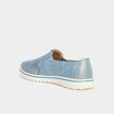 Mocassins pied large Confortissimo bleu marine femme