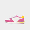 Baskets bi-matière à lacets Creeks rose fushia femme