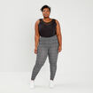Legging en coton noir femme grande taille