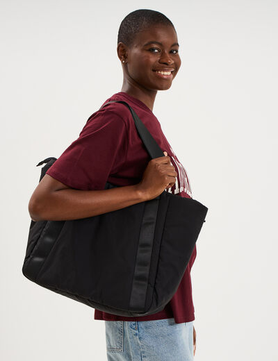 Sac cabas noir femme