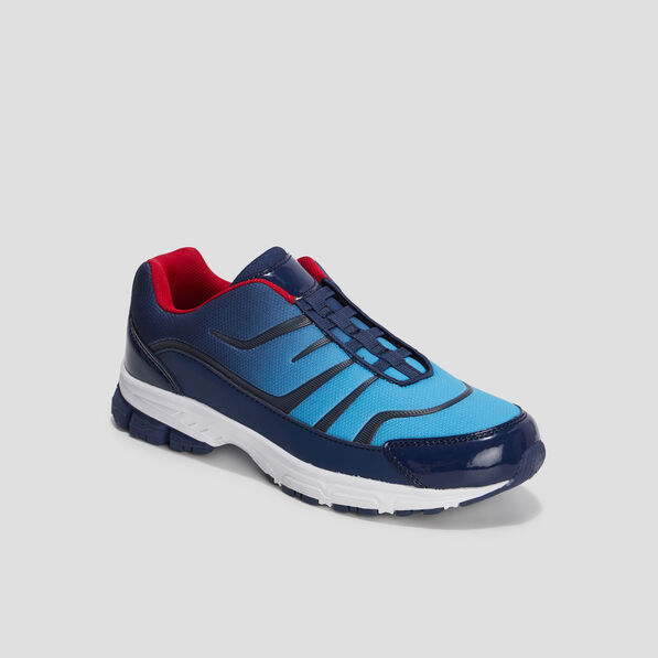 baskets running lacets elastiquees bleu garcon Baskets running lacets élastiquées bleu garçon