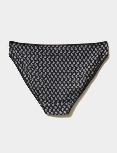 Lot 5 culottes coton noir femme