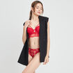 Soutien-gorge corbeille à coque rose framboise femme