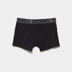 Lot 3 boxers coton majoritaire noir homme