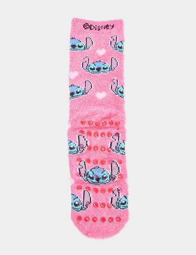 Lot 2 paires chaussettes Stitch rose fille