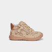 Bottillons zippés avec lacets marron bébé garçon