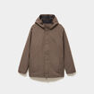 Parka chaude 3-en-1 imperm&eacute;able vert kaki homme