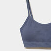 Lot 2 brassi&egrave;res padd&eacute;es sans couture bleu gris femme