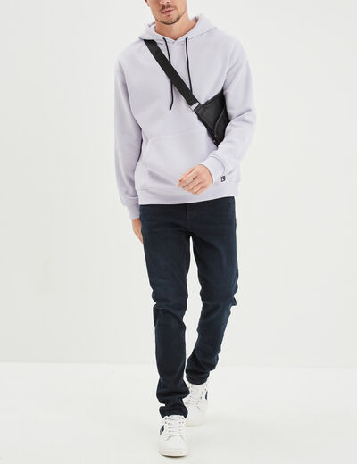 Jeans slim 5 poches denim blue black homme