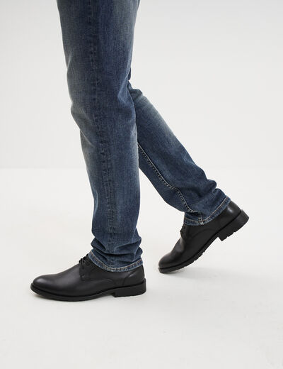 Derbies &agrave; lacets noir homme