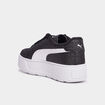 Tennis plateformes à lacets Puma noir fille