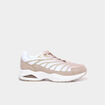 Baskets running semelles bulles taupe femme