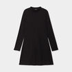 Robe évasée col montant courte Liberto noir femme
