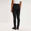 Jegging grossesse confort avec bandeau denim noir femme maternit&eacute;