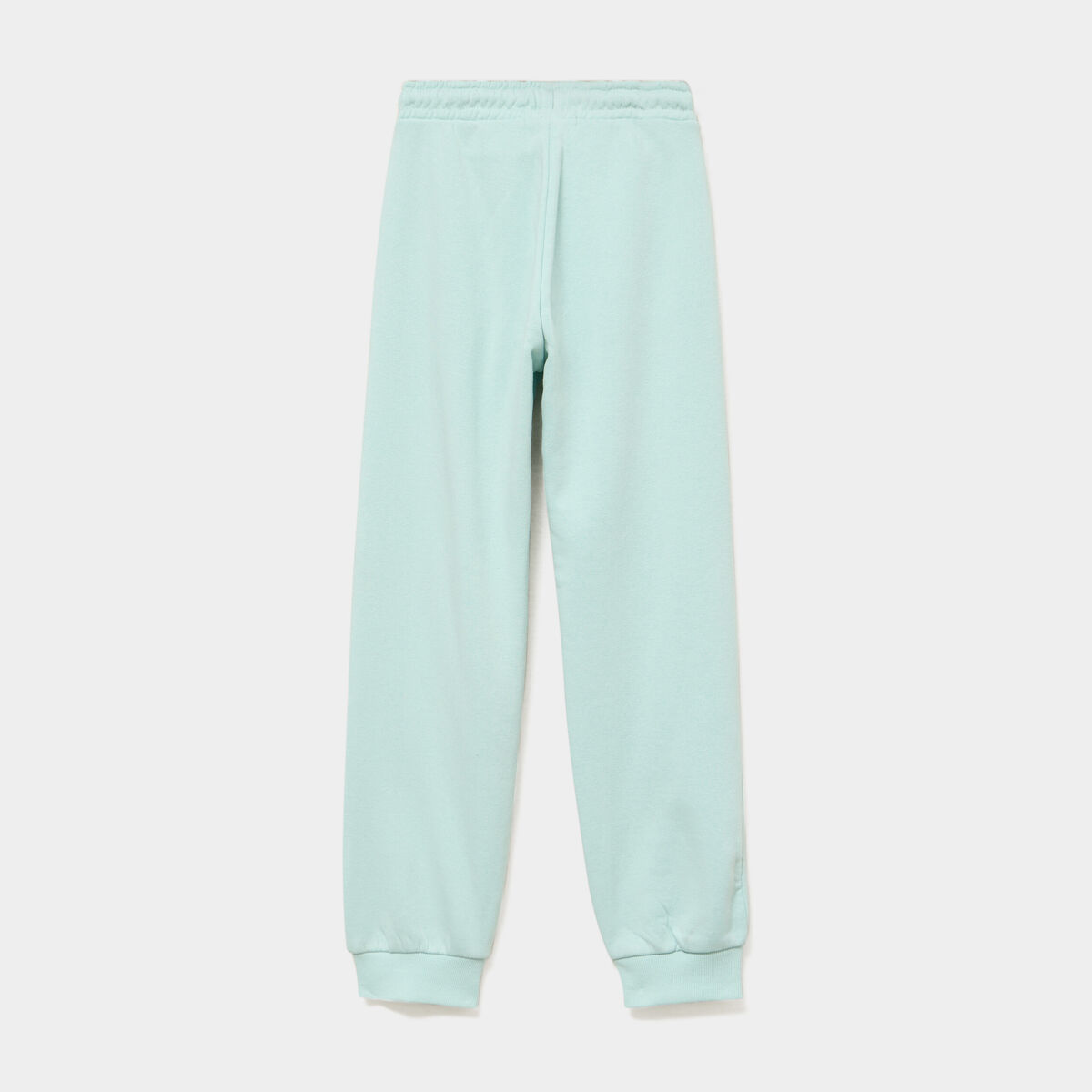 Pantalon de jogging molleton vert pastel fille