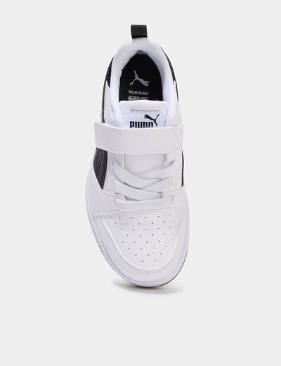 Tennis basses &agrave; lacets Puma Rebound V6 noir gar&ccedil;on