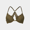 Soutien-gorge maxi push-up vert kaki femme