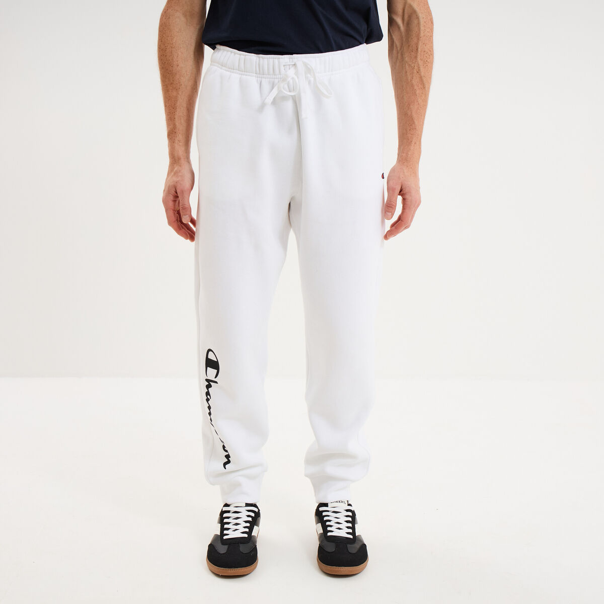 Pantalon de jogging &eacute;lastiqu&eacute; Champion blanc homme
