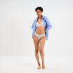 Tanga en dentelle blanc femme