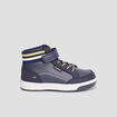 Baskets montantes bleu marine gar&ccedil;on