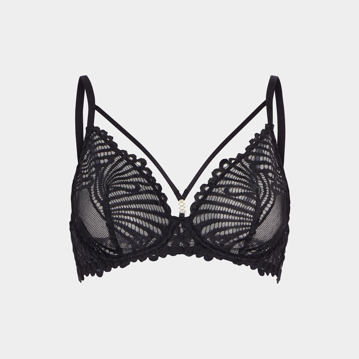 Soutien-gorge embo&icirc;tant dentelle noir femme