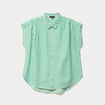 Chemise sans manches vert femme