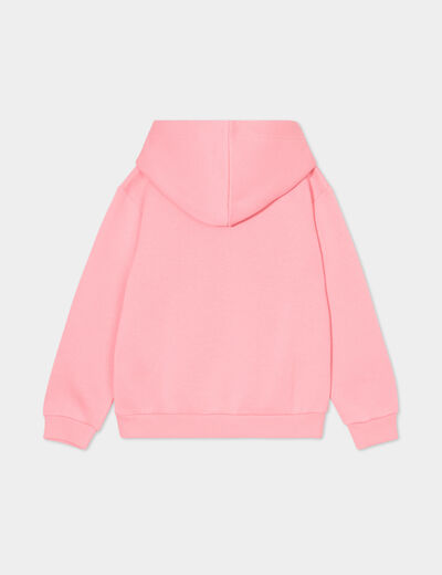 Sweat à capuche hoodie à logo Creeks rose fille
