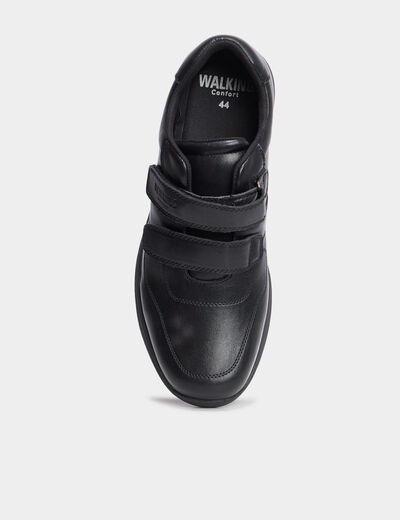 Derbies à scratchs noir homme