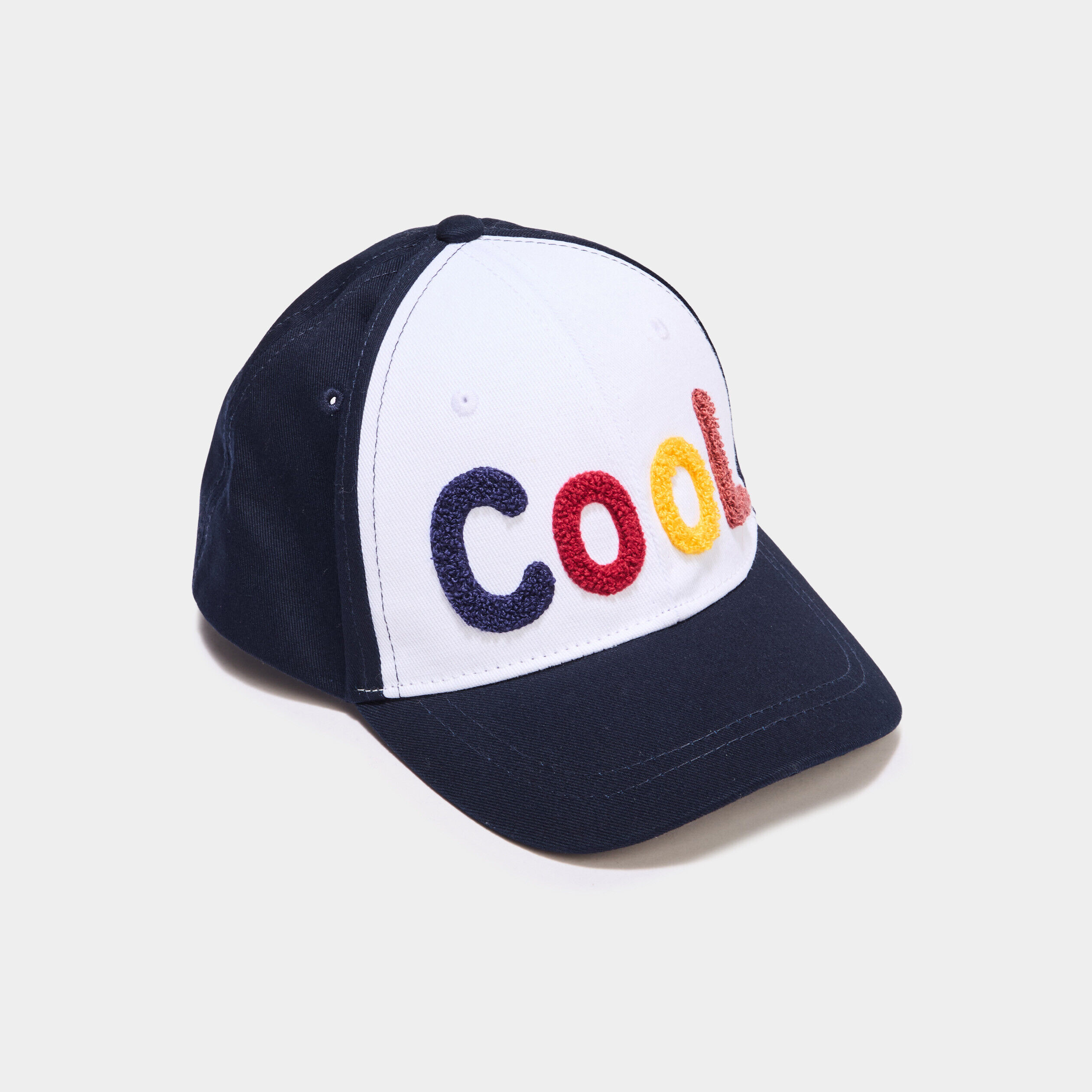 Casquette brodée coton multicolore garçon LH