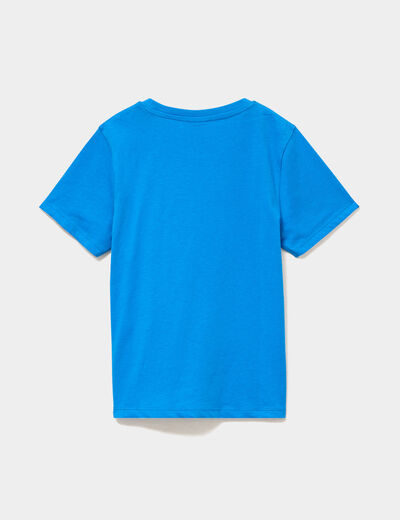 Ensemble pyjama short coton Minion bleu gar&ccedil;on