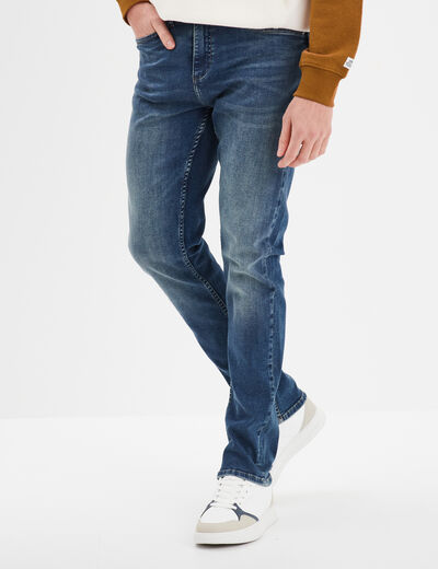 Jeans slim 5 poches denim dirty homme