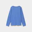 T-shirt manches longues coton bleu fonc&eacute; gar&ccedil;on