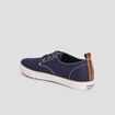 Tennis en toile à lacets Creeks bleu marine homme